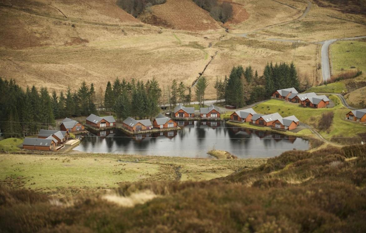 Na Craigean Lodge Glengoulandie Exterior foto